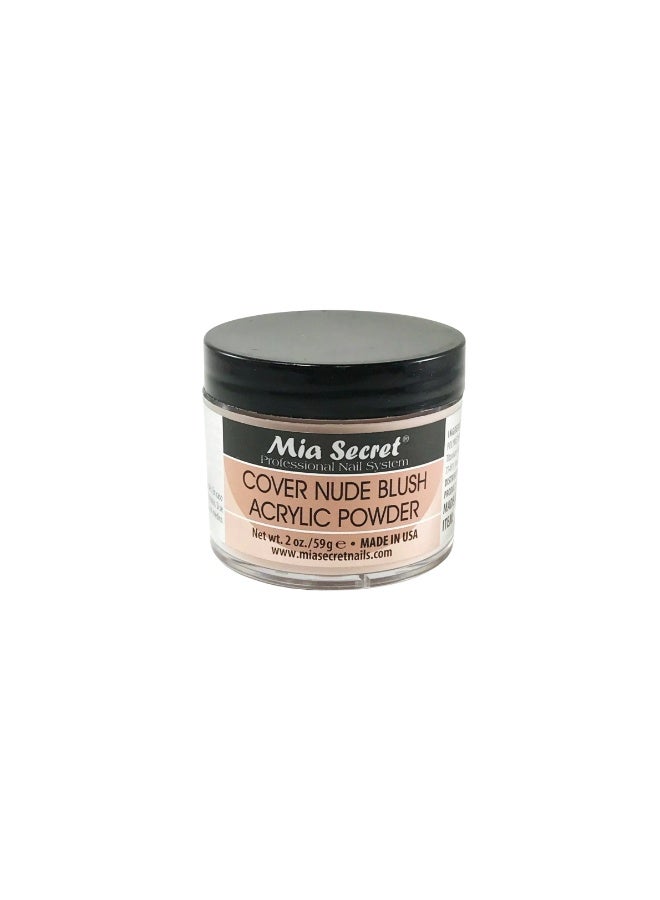 Mia Secrets Cover Nude Blush Acrylic Powder Natural Nail Art 2 Ounce